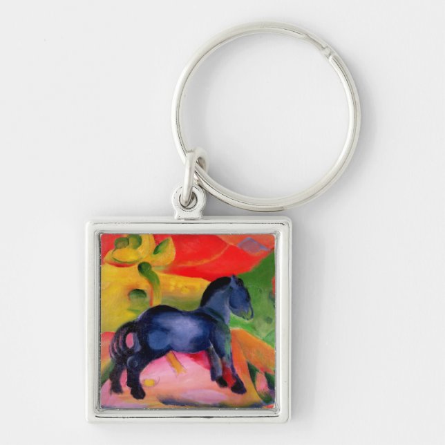 Little Blue Horse, 1912 Key Ring (Front)