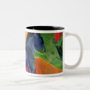 Little Blue Horse, 1912 Two-Tone Coffee Mug