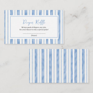 Little Blue Jean Is On The Way, Denim Baby Shower Enclosure Card