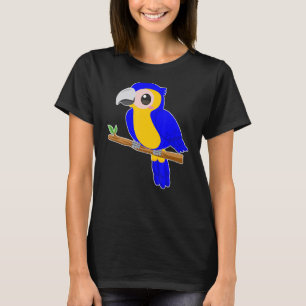 Little Blue Yellow Ara Macaw Cute Baby Parrot Gi T-Shirt