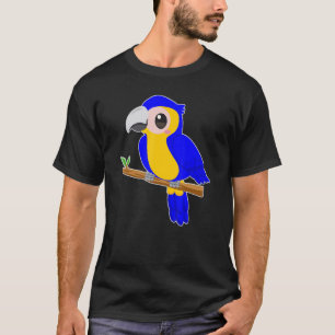 Little Blue Yellow Ara Macaw Cute Baby Parrot Gi T-Shirt
