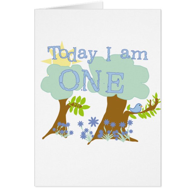 Little Bluebird 1st Birthday Tshirts and Gifts (Front)