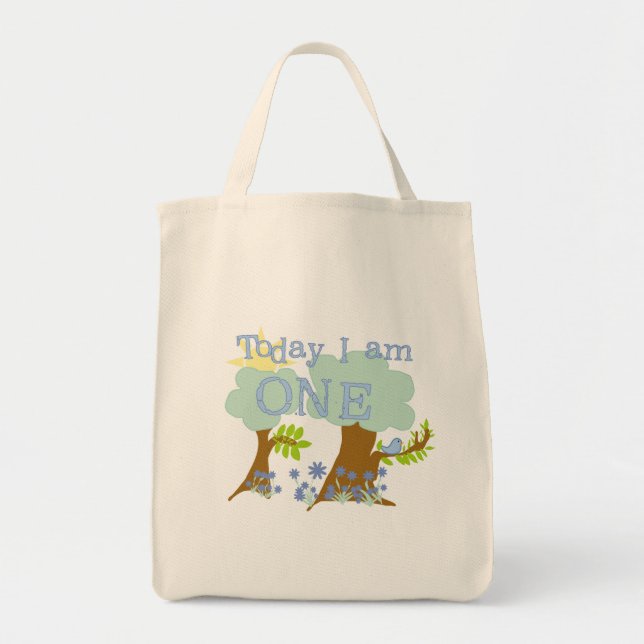 Little Bluebird 1st Birthday Tshirts and Gifts Tote Bag (Front)