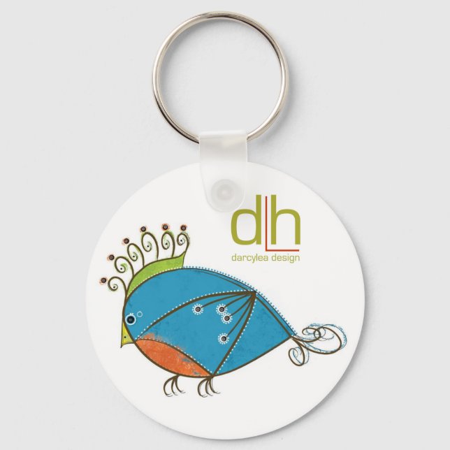 Little Bluebird Keychain (Front)