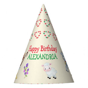 LITTLE BO PEEP BIRTHDAY PARTY HAT