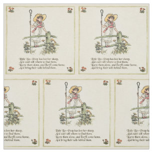 Little Bo-Peep: Classic Kate Greenaway Nursery Fabric