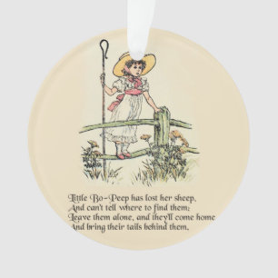 Little Bo-Peep: Classic Kate Greenaway Nursery Ornament