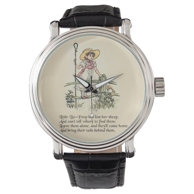Little Bo-Peep: Classic Kate Greenaway Nursery Watch (Front)