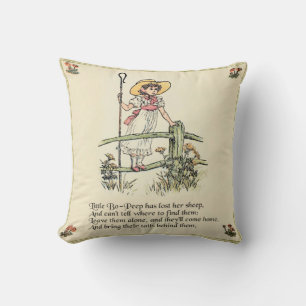 Little Bo Peep Nursery Rhyme Cushion