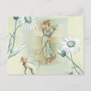 Little Bo Peep Postcard