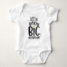 Little Body, Big Attitude Stars Typographic