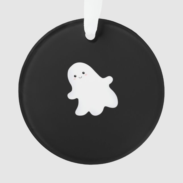 Little Boo Aesthetic Cool Ornament (Front)