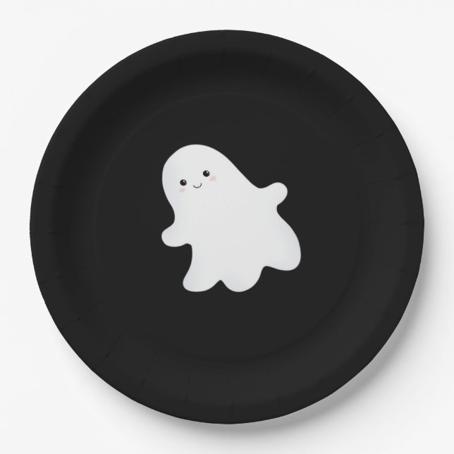 Little Boo Aesthetic Cool Paper Plate (Front)