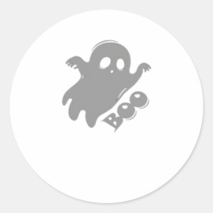 Little Boo Aesthetic Simple Classic Round Sticker