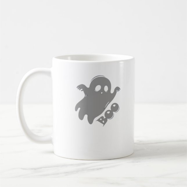 Little Boo Aesthetic Simple Coffee Mug (Left)