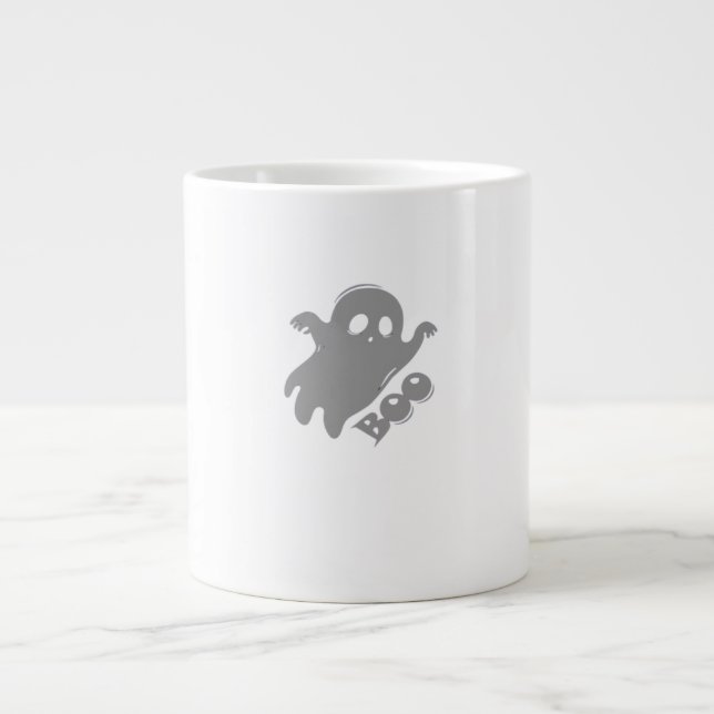 Little Boo Aesthetic Simple Large Coffee Mug (Front)
