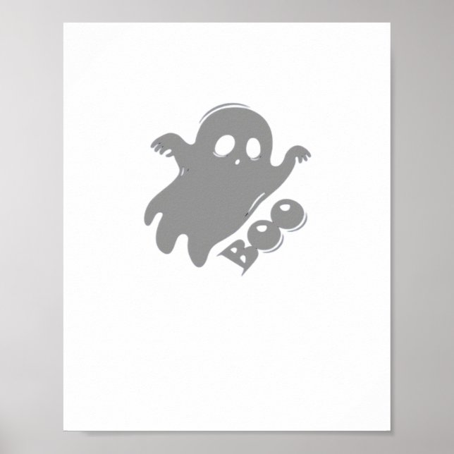 Little Boo Aesthetic Simple Poster (Front)