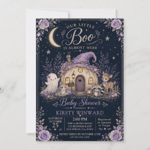 Little Boo Autumn Baby Shower Invitation