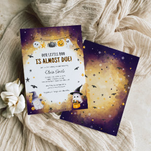 Little Boo Baby Shower, Halloween Baby Shower Invitation