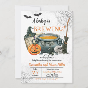 Little Boo Baby Shower Invitation