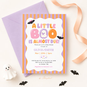 Little Boo Baby Shower Invitation
