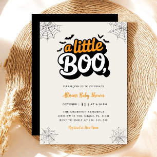 Little Boo Baby Shower Invitation