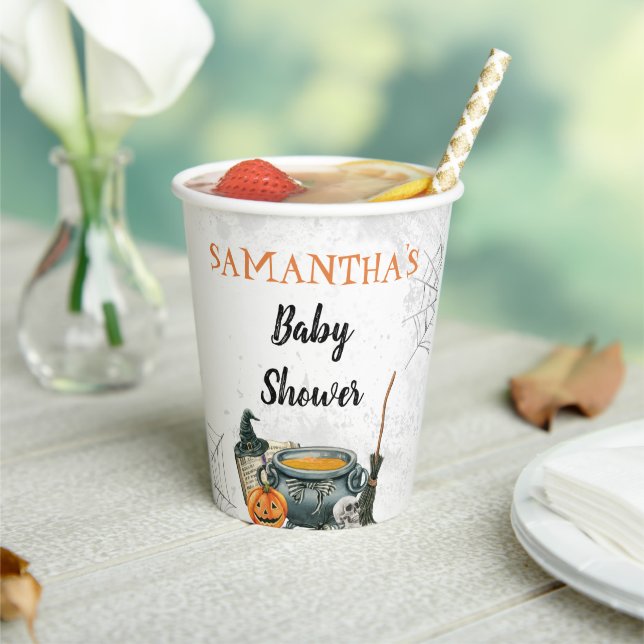 Little Boo Baby Shower Paper cup (Insitu)