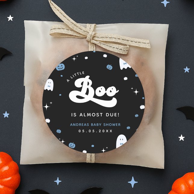 Little Boo Boy Halloween Shower Sticker (Creator Uploaded)
