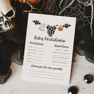 Little Boo Clothesline Baby Predictions Game