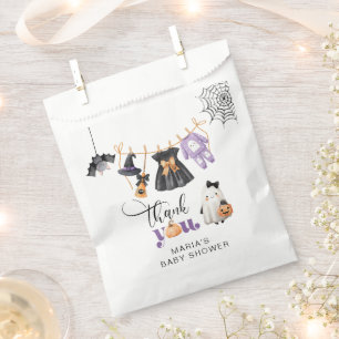 Little Boo Clothesline baby shower thank you Favour Bags