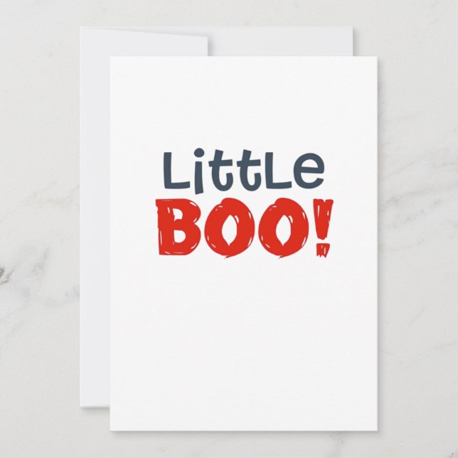 Little Boo Creative Casual Holiday Card (Front)