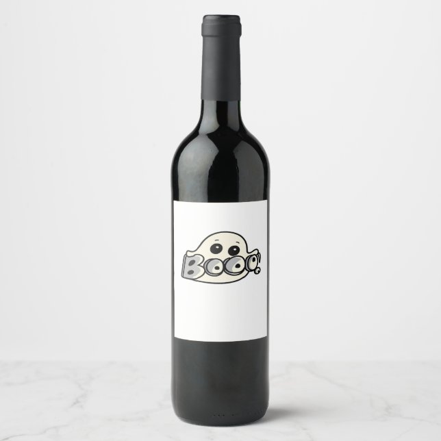 Little Boo Creative Casual Wine Label (Front)