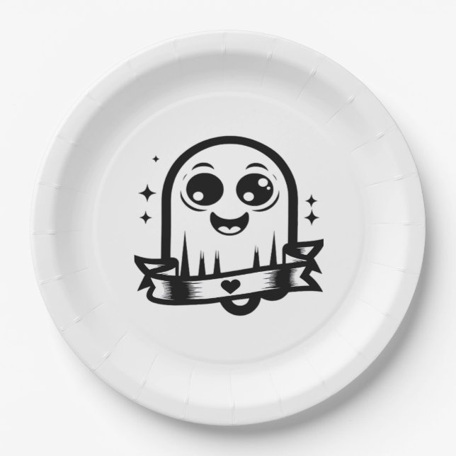 Little Boo Creative Style Paper Plate (Front)