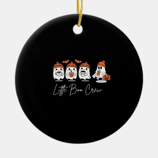 Little Boo Crew Minimal Clean Ceramic Tree Decoration (Front)