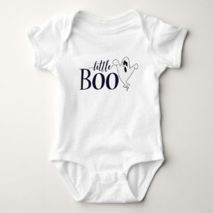 Little Boo Cute Halloween Ghost Baby Bodysuit