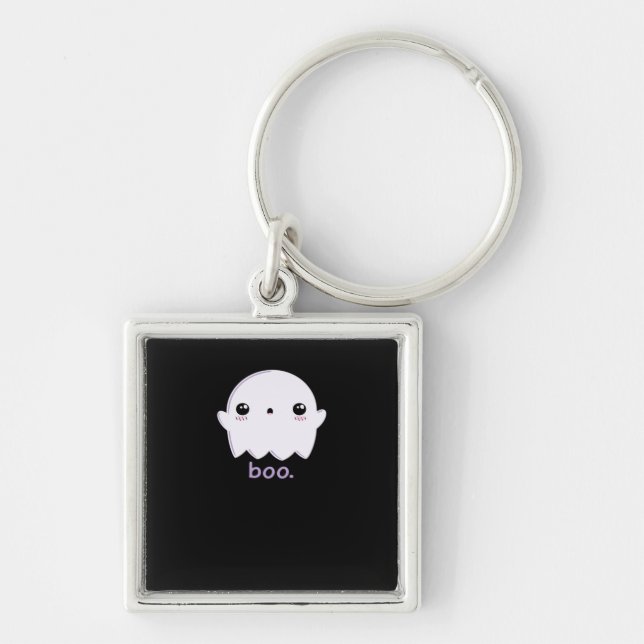 Little Boo Cute Halloween Key Ring (Front)