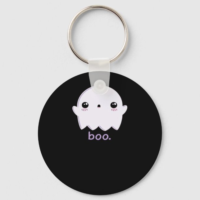 Little Boo Cute Halloween Key Ring (Front)
