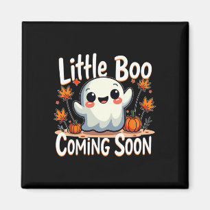 Little Boo Funny And Cute Halloween Pregnancy Anno Magnet