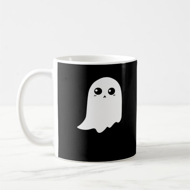 Little Boo Funny Meme Coffee Mug (Left)