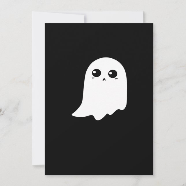 Little Boo Funny Meme Design Holiday Card (Front)