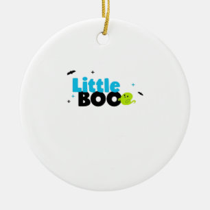 Little Boo Funny Retro Ceramic Tree Decoration