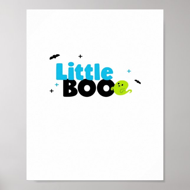 Little Boo Funny Retro Poster (Front)