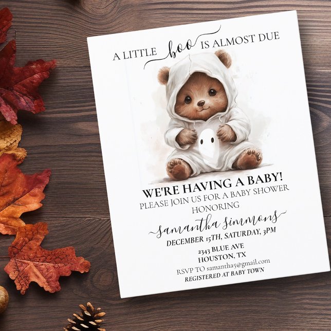 Little Boo Ghost Halloween Baby Bear (Creator Uploaded)