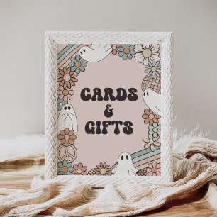 Little Boo Halloween Baby Shower Cards and Gifts Poster