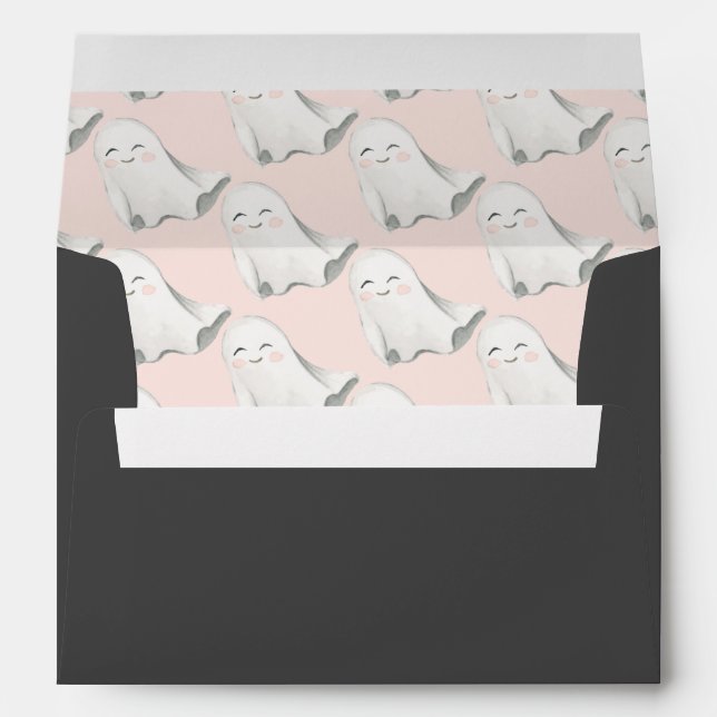 Little Boo Halloween Baby Shower | Envelope (Back (Bottom))