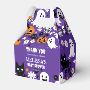 Little boo Halloween baby shower Favour Box