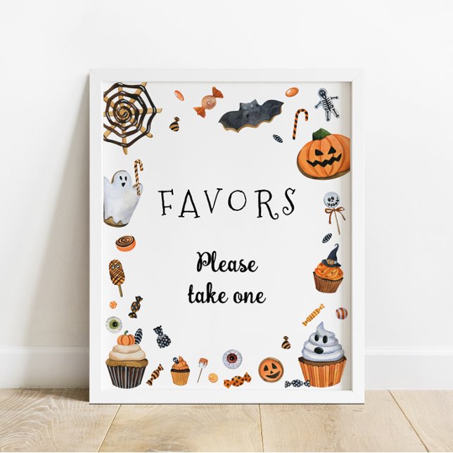 Little Boo Halloween Baby Shower Favours Poster (Creator Uploaded)