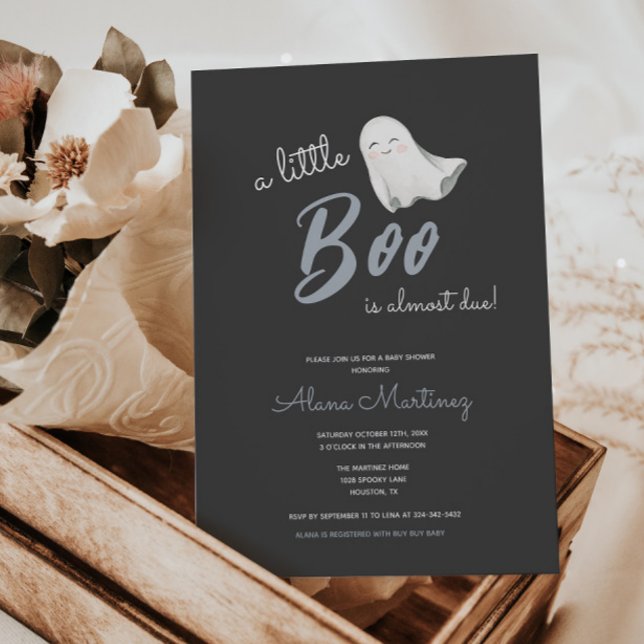 Little Boo Halloween Baby Shower | Invitation (Creator Uploaded)