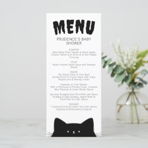Little Boo Halloween Baby Shower Menu