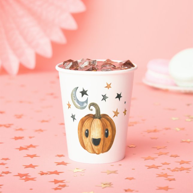 Little Boo Halloween Baby Shower Paper cup (Insitu)